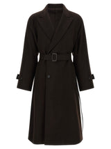 SSSTEIN Brown Wool Coat