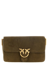 PINKO Bicolor Calfskin Shoulder Bag