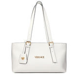 Versace White Leather Shoulder Bag