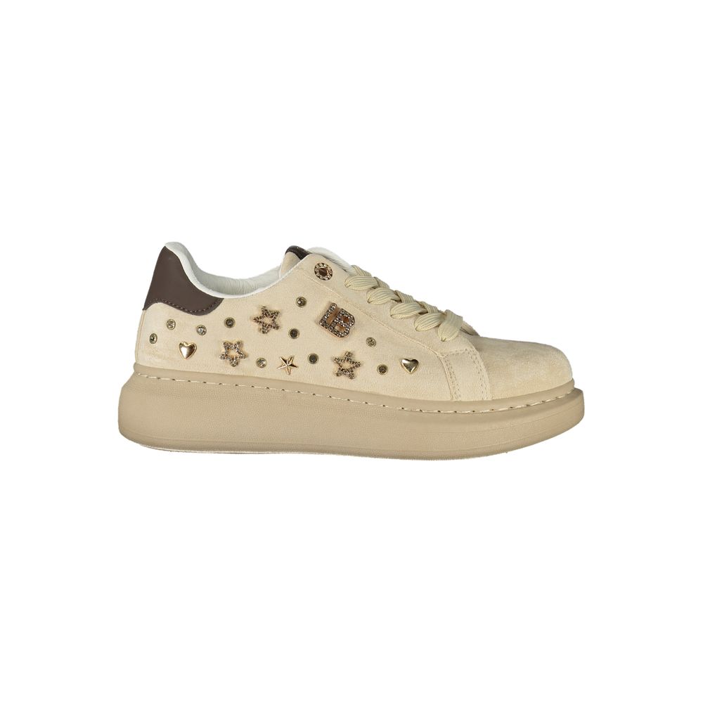 Laura Biagiotti Beige Polyurethane Women's Sneaker