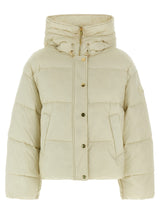 PINKO White Polyamide Full-Length Jacket