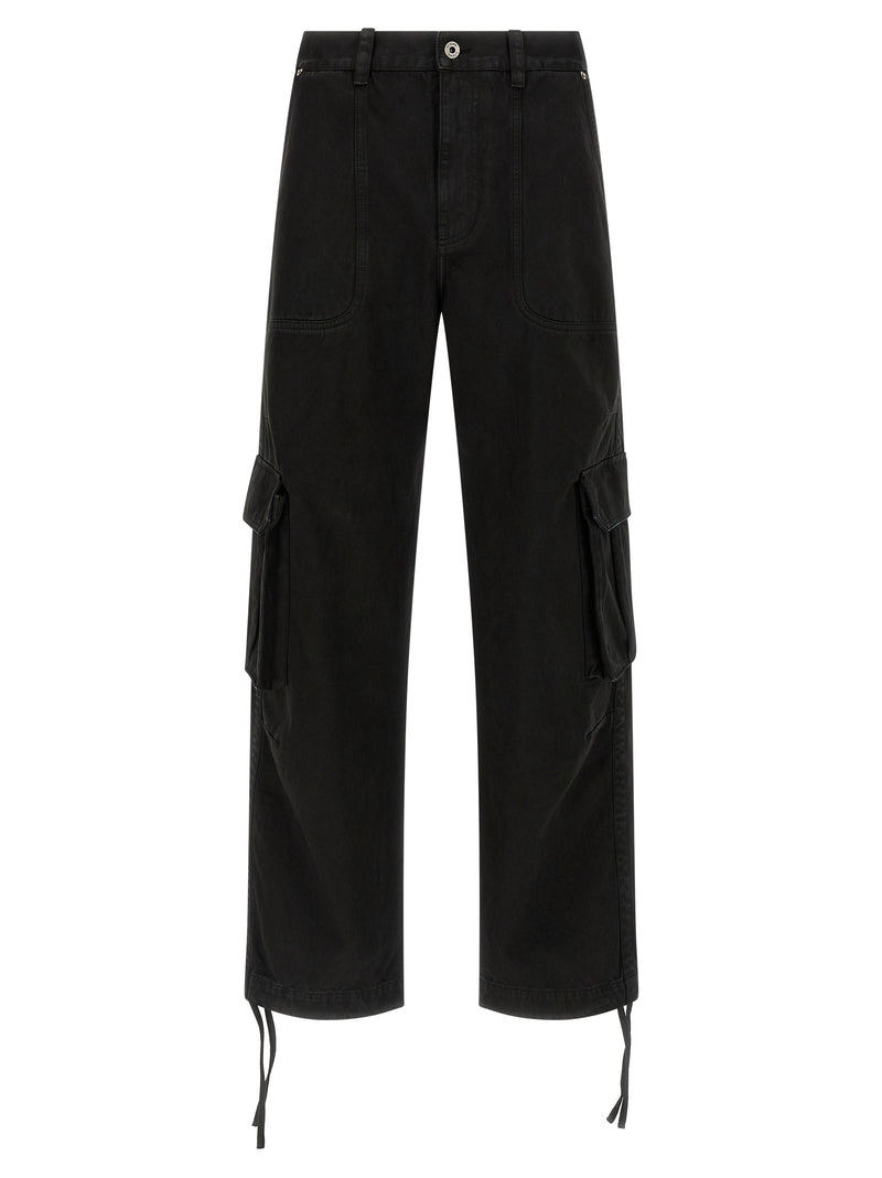 Loewe Black Cotton Cargo Pants