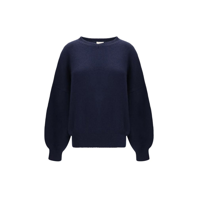 Khaite Blue Cashmere Sweater