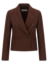 Max Mara Brown Wool Blazer