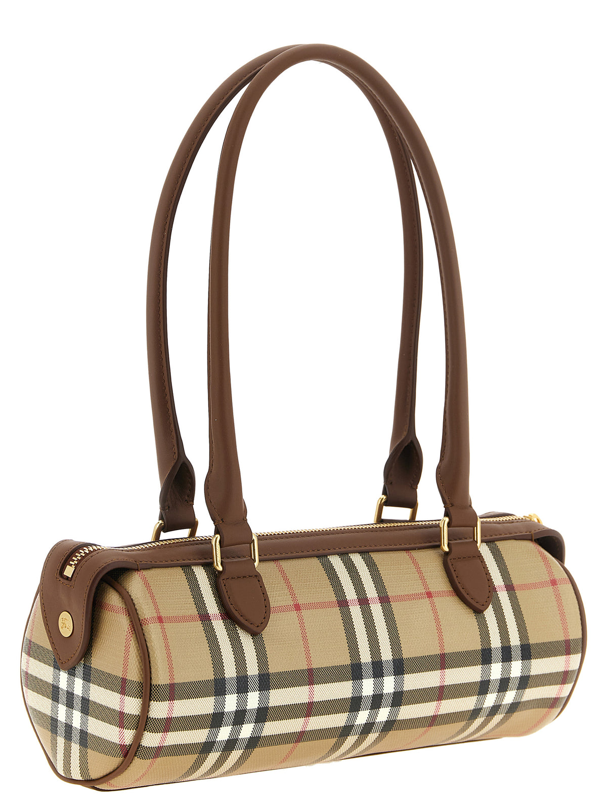 Burberry Beige Cotton Shoulder Bag