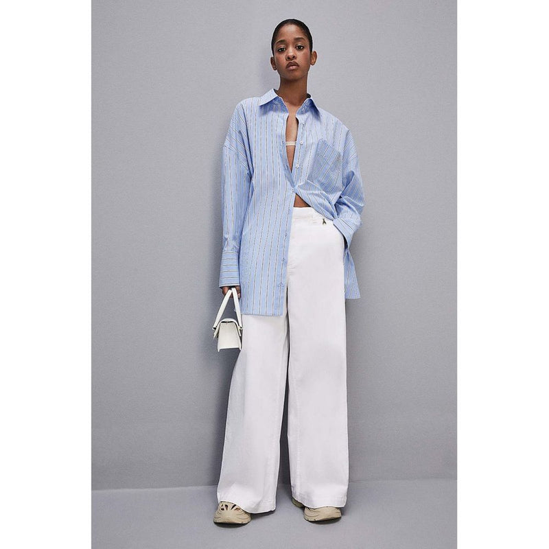Patrizia Pepe White Cotton Casual Pants