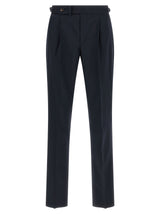 Pal Zileri Blue Wool Dress Pants