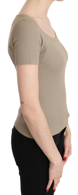Blouse débardeur casual à manches courtes en nylon 100% gris GF Ferre