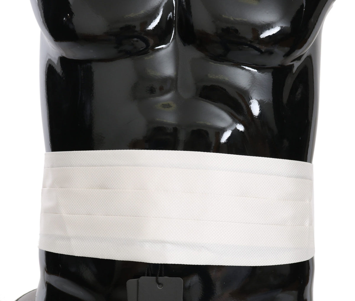 Dolce & Gabbana Cummerbund Homme Blanc 100% Soie