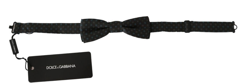 Cravate grise à motifs pour homme Dolce &amp; Gabbana Papillon 100 % soie