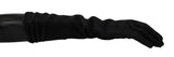 Gants en laine mi-longs noirs et gris Dolce &amp; Gabbana