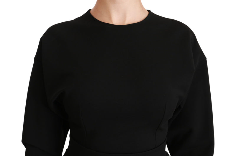 Robe fourreau noire moulante mi-longue Dolce &amp; Gabbana