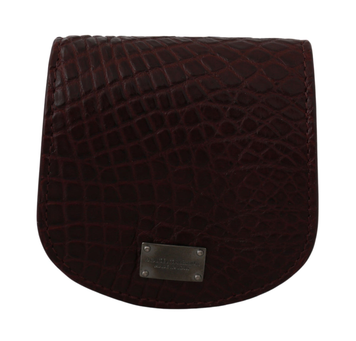 Étui à préservatifs de poche Dolce &amp; Gabbana en peau exotique marron