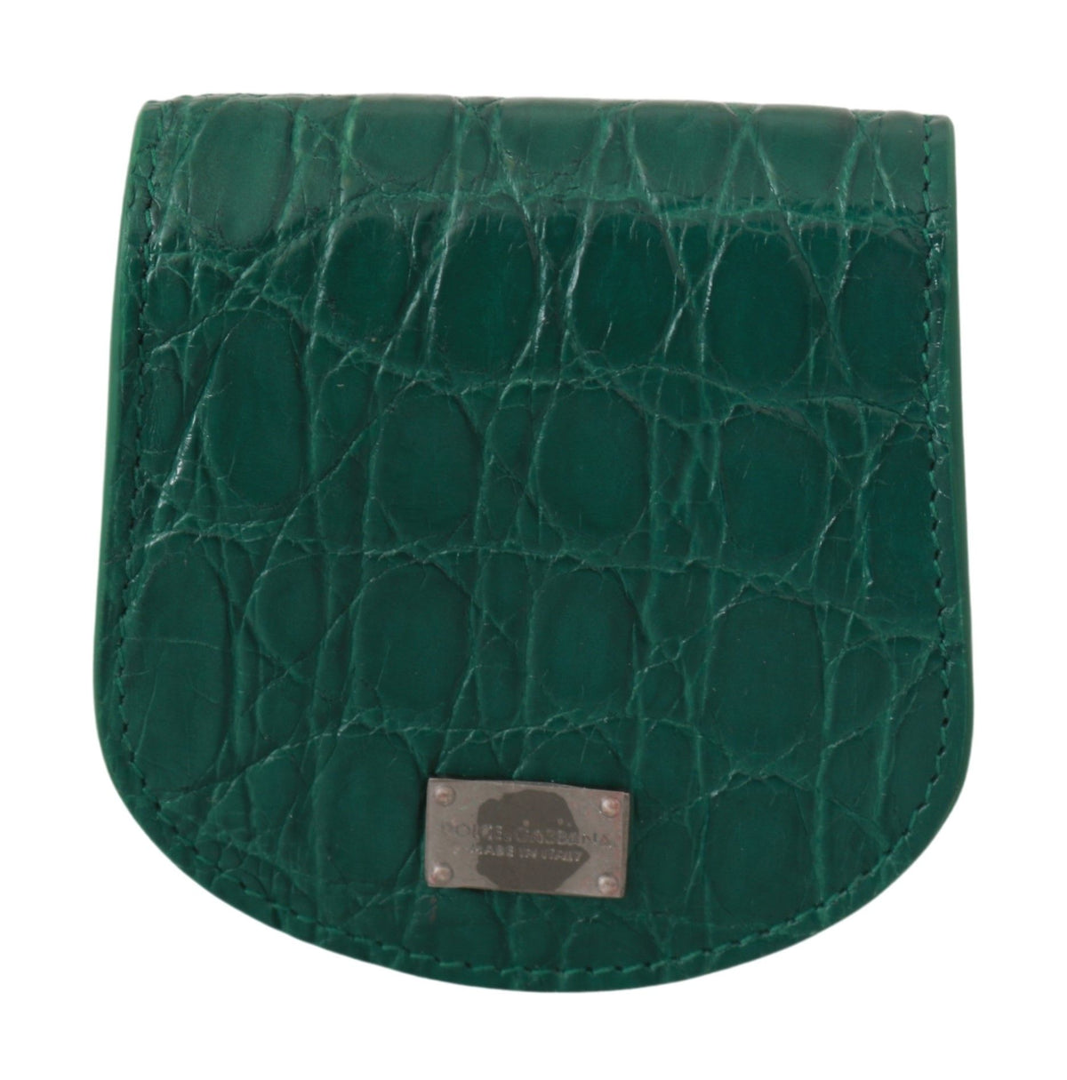 Étui portefeuille pour préservatifs Dolce &amp; Gabbana Green Exotic Skins