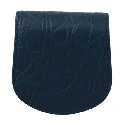 Étui à préservatifs de poche en cuir bleu Dolce & Gabbana