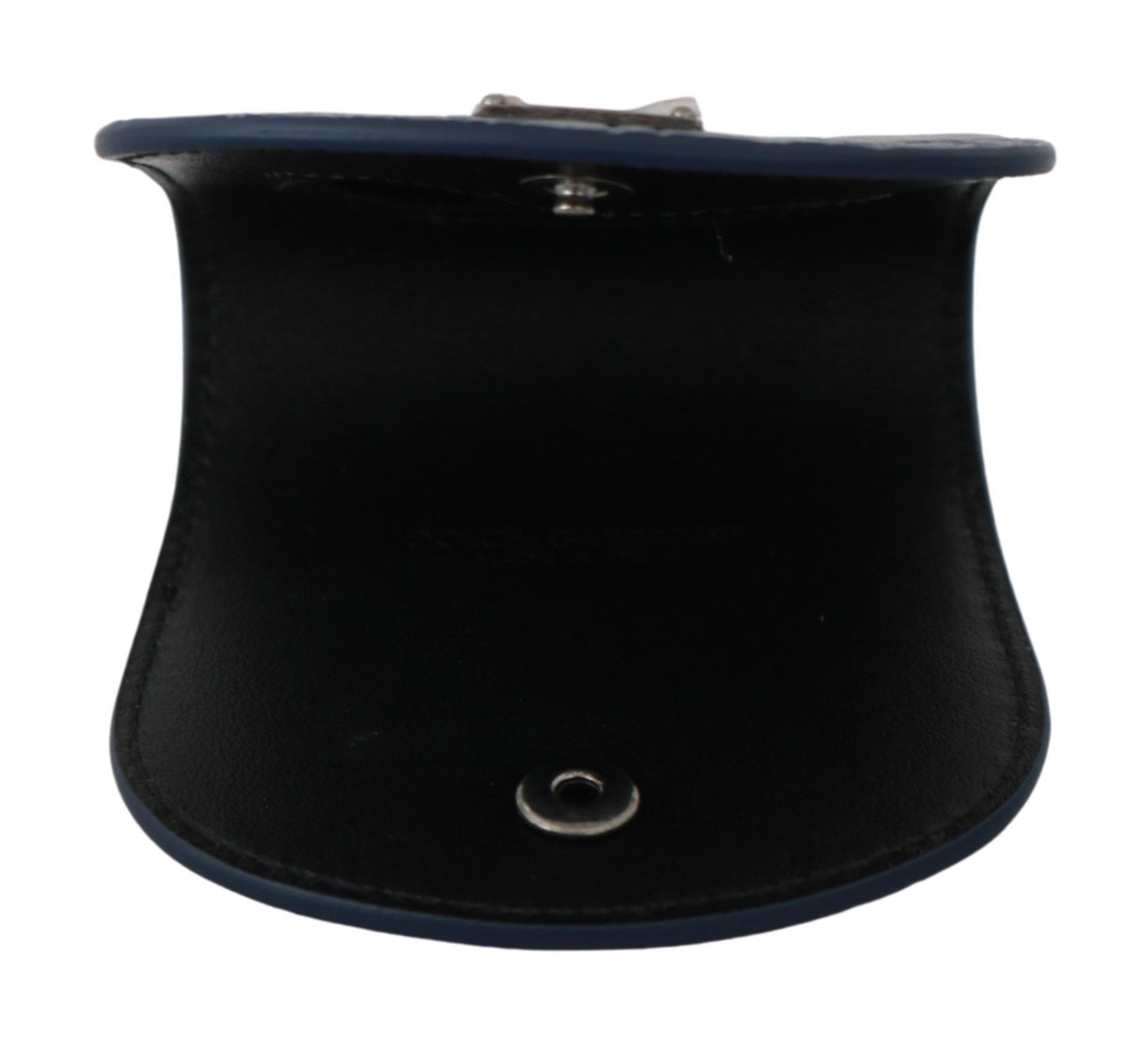 Étui à préservatifs de poche en cuir bleu Dolce & Gabbana