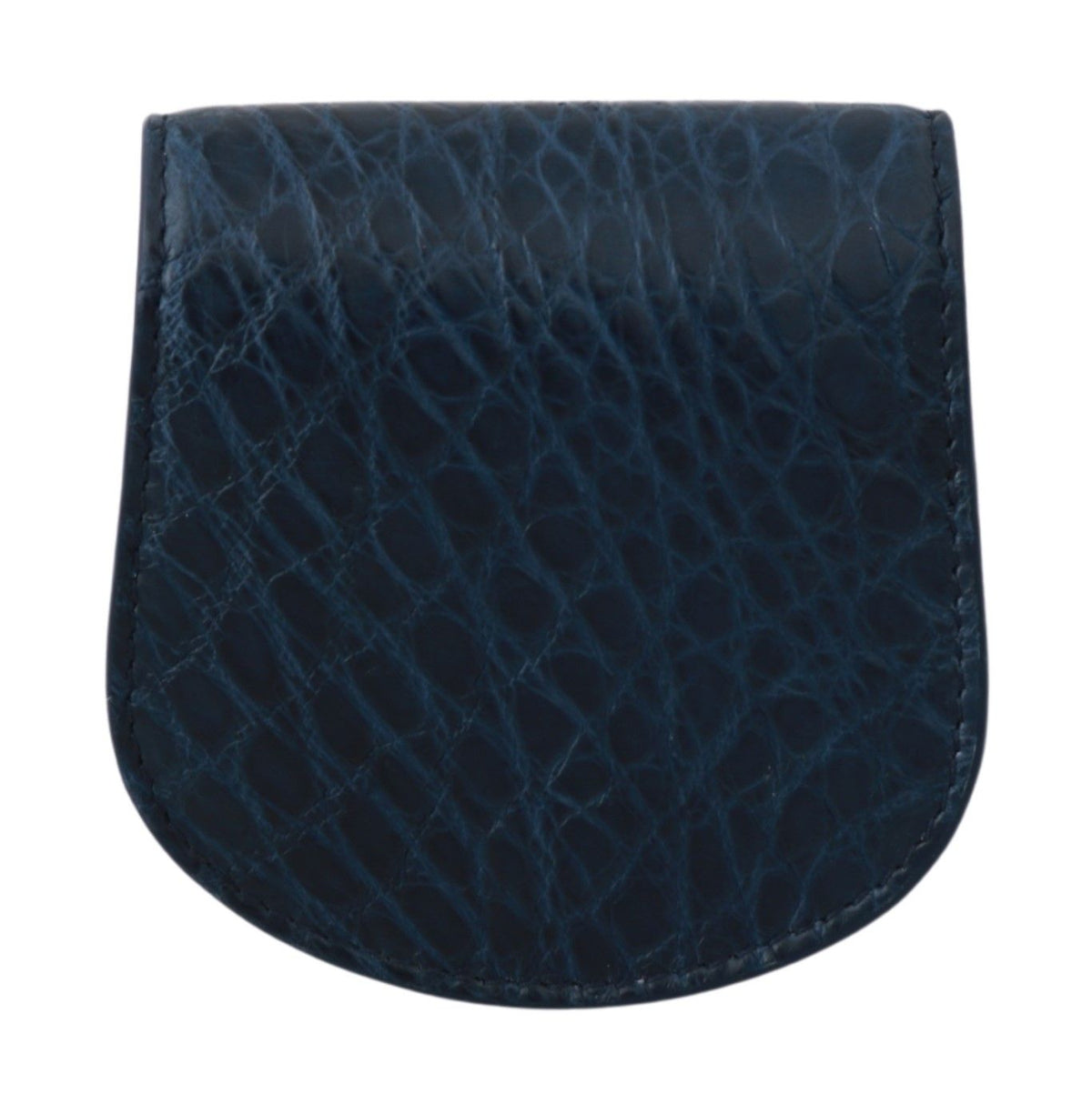 Portefeuille de poche Dolce &amp; Gabbana Blue Holder, étui à préservatifs en peau exotique bleue