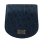 Portefeuille de poche Dolce &amp; Gabbana Blue Holder, étui à préservatifs en peau exotique bleue