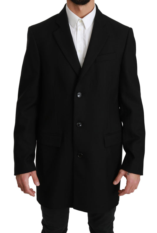 Dolce & Gabbana, veste, blazer, manteau noir en 100% laine