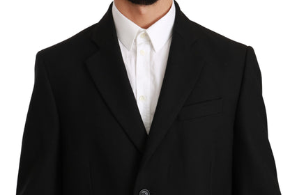 Dolce & Gabbana, veste, blazer, manteau noir en 100% laine