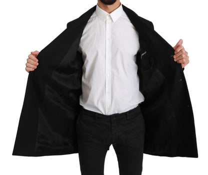 Dolce & Gabbana, veste, blazer, manteau noir en 100% laine