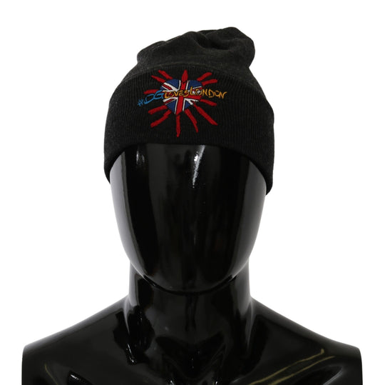 Dolce &amp; Gabbana Grijze #DGLovesLondon Beanie Cap