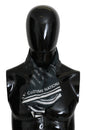 Foulard bleu en soie pour femme, Costume National