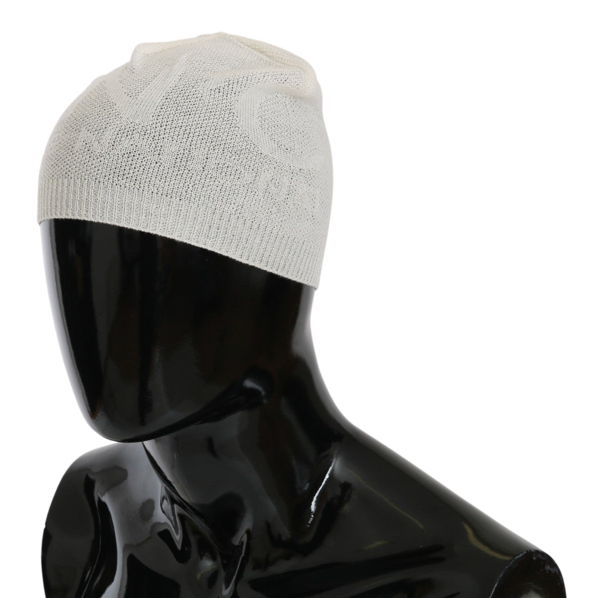 Bonnet Costume National en laine blanche mélangée de marque