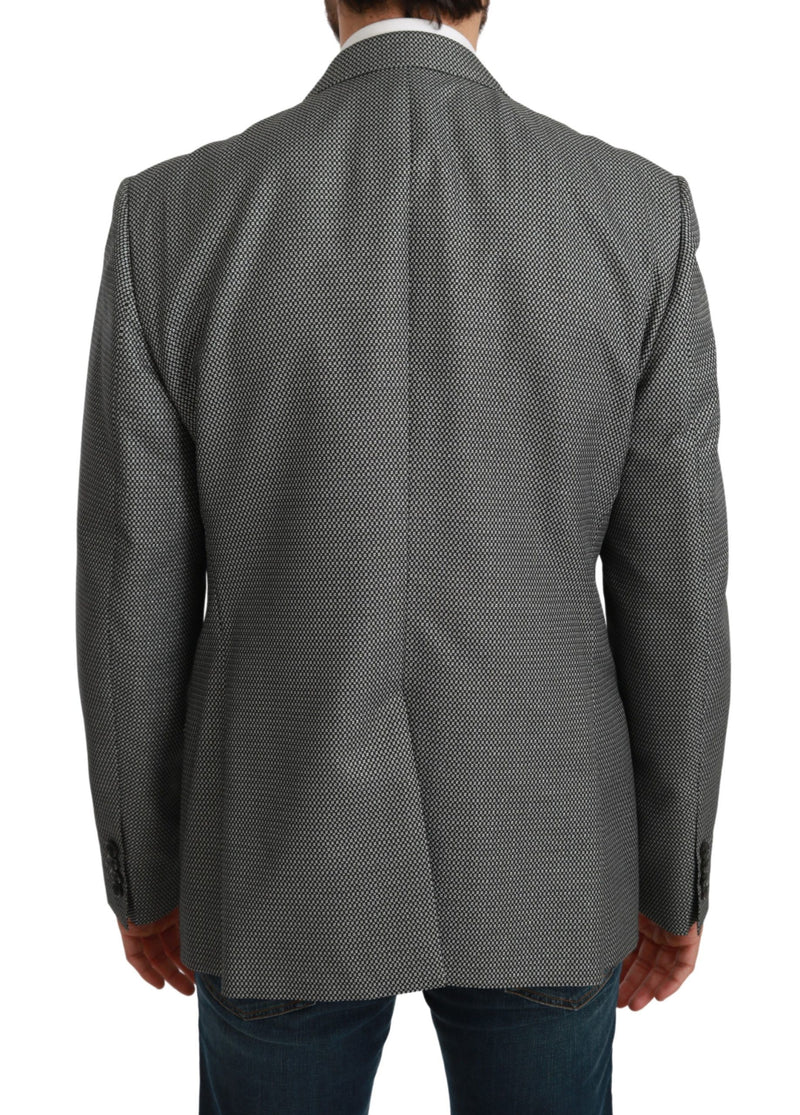 Dolce &amp; Gabbana Grijze Slim Fit Formele MARTINI Blazer
