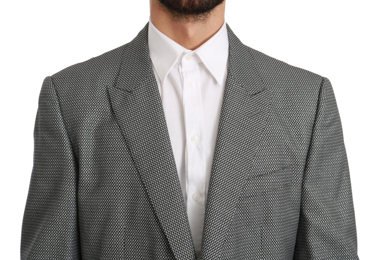 Blazer habillé gris Dolce &amp; Gabbana MARTINI, coupe slim