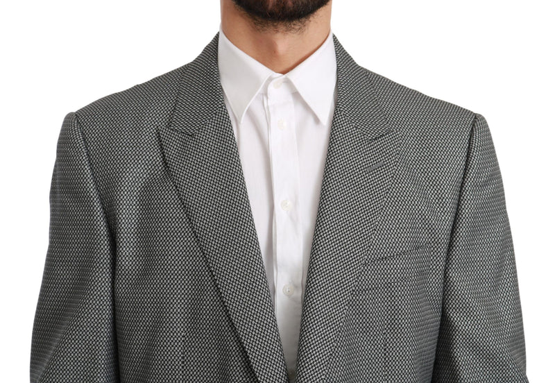 Dolce &amp; Gabbana Grijze Slim Fit Formele MARTINI Blazer