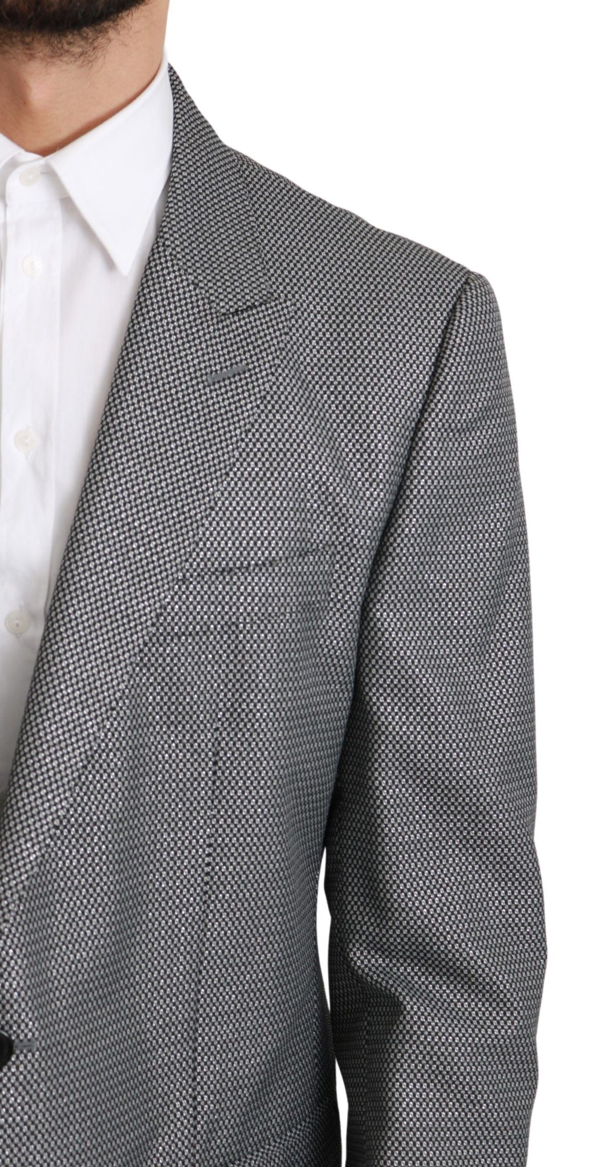 Blazer habillé gris Dolce &amp; Gabbana MARTINI, coupe slim