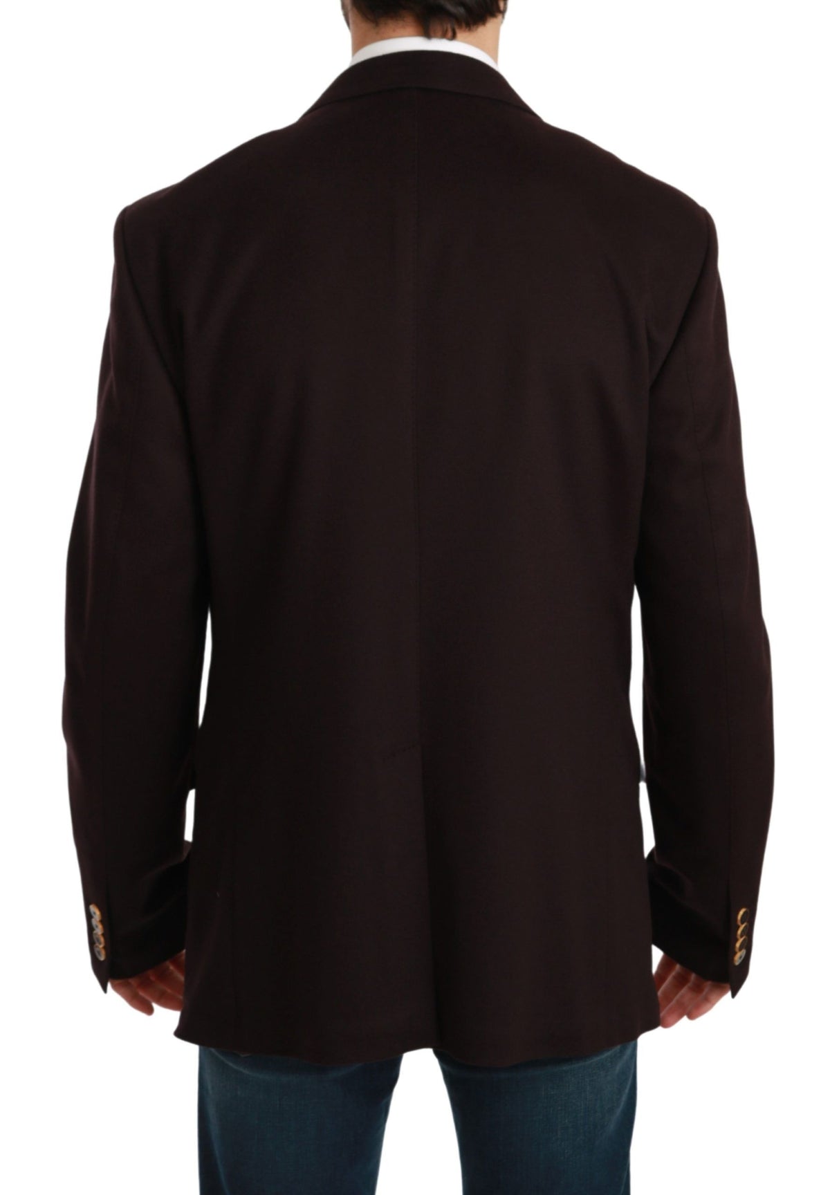 Manteau en cachemire bordeaux Dolce &amp; Gabbana TAORMINA
