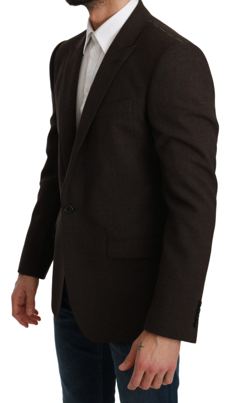 Veste marron cintrée Dolce &amp; Gabbana MARTINI Blazer