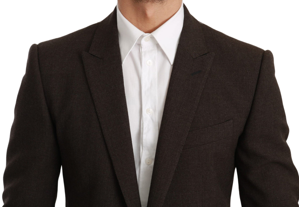 Veste marron cintrée Dolce &amp; Gabbana MARTINI Blazer