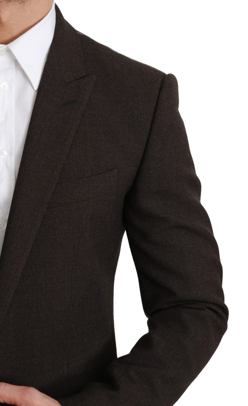 Veste marron cintrée Dolce &amp; Gabbana MARTINI Blazer