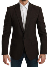 Veste marron cintrée Dolce &amp; Gabbana MARTINI Blazer