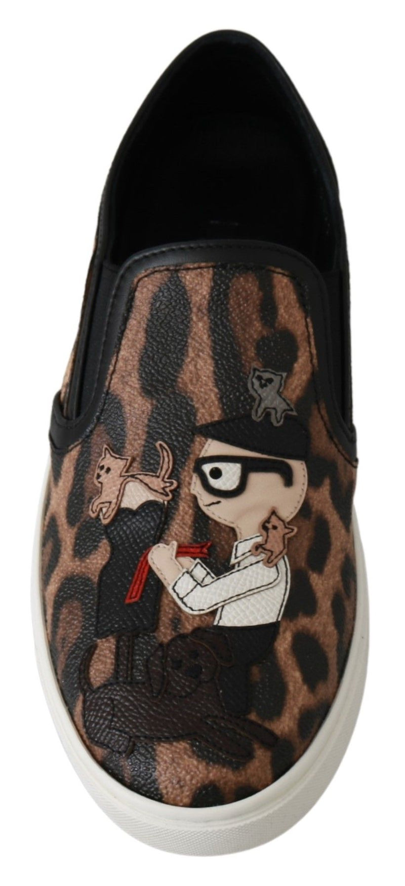 Mocassins Dolce &amp; Gabbana en cuir léopard #dgfamily