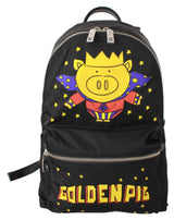 Sac à dos d'école Dolce & Gabbana noir Golden Pig of the Year