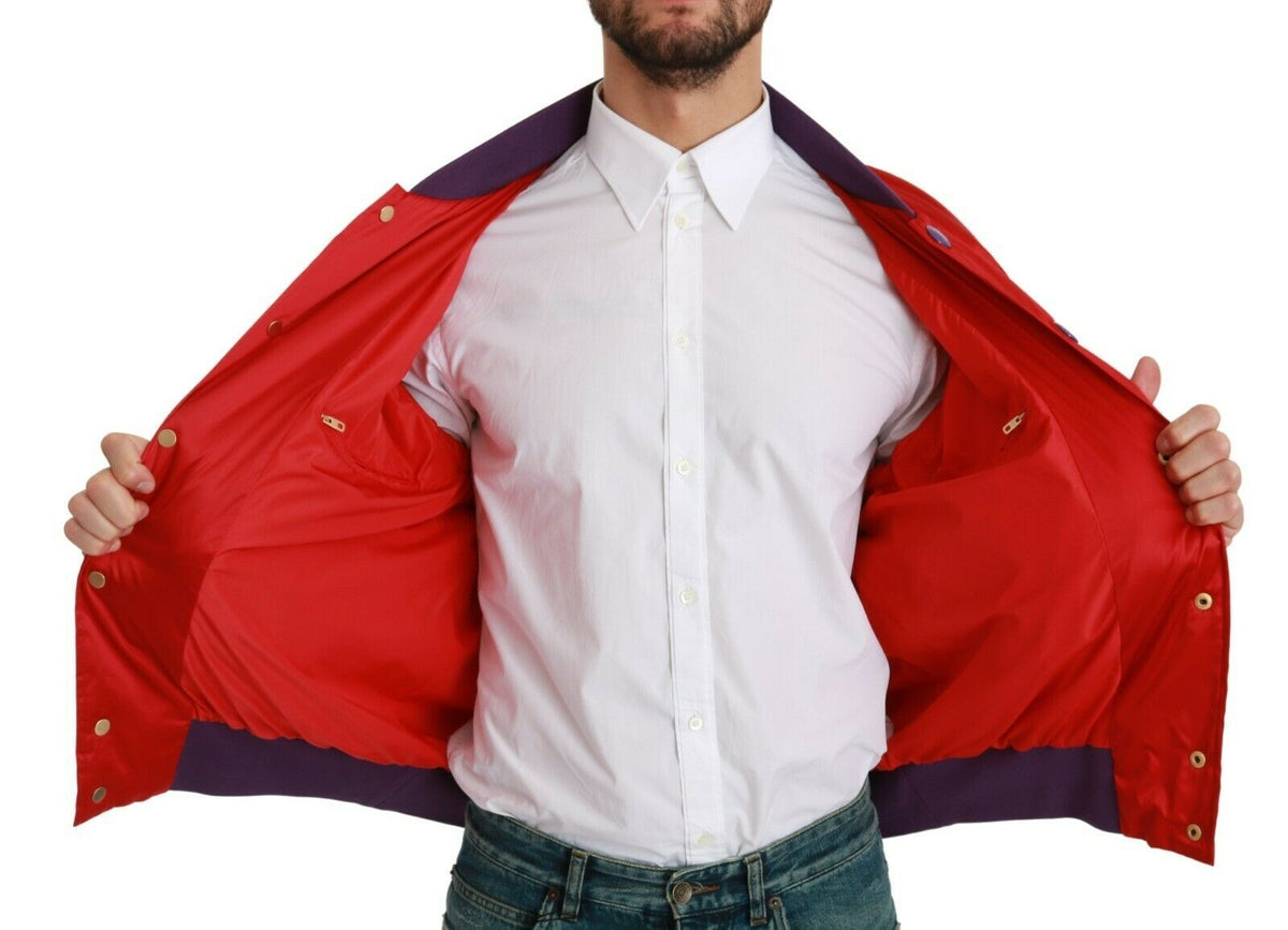 Dolce & Gabbana Veste bomber rouge ANNÉE DU COCHON