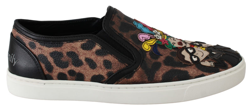 Mocassins Dolce &amp; Gabbana en cuir léopard #dgfamily