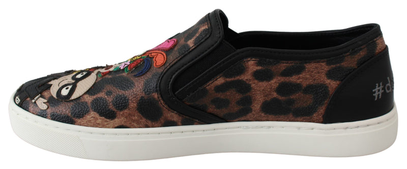 Mocassins Dolce &amp; Gabbana en cuir léopard #dgfamily