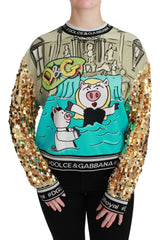 Pull à sequins Dolce &amp; Gabbana Année du Cochon