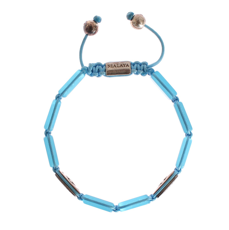 Bracelet Nialaya en argent 925 et opale CZ