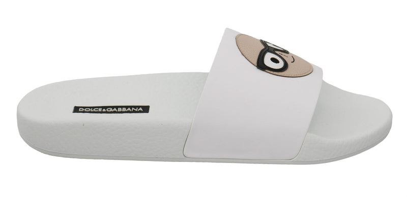 Sandales Dolce &amp; Gabbana en cuir blanc #dgfamily