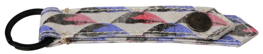 Kostuum Nationale Witte Ring Merk Textiel Sleutelhanger