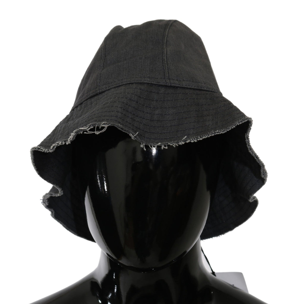 Chapeau bob d'extérieur à large bord noir délavé Costume National