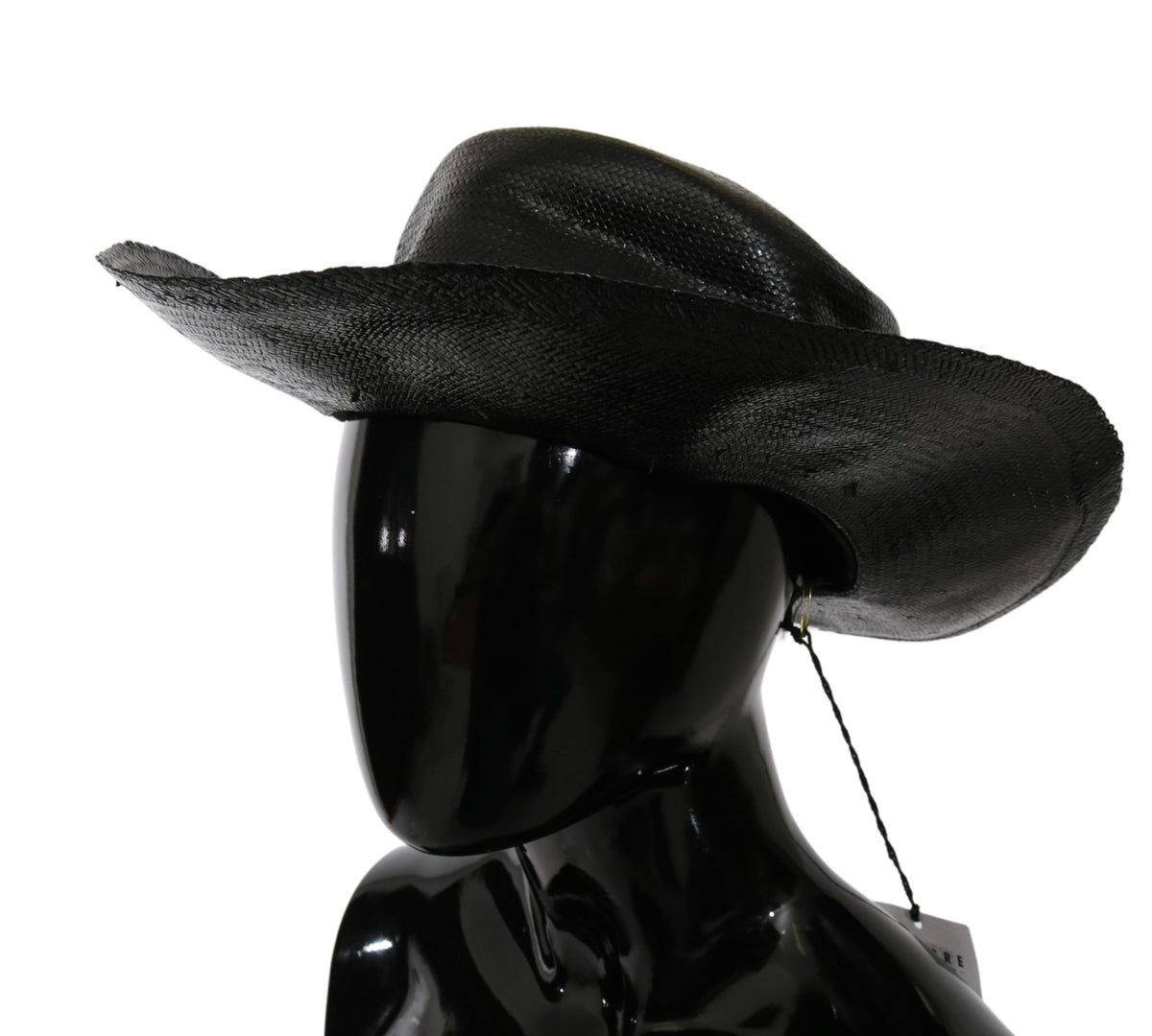 Chapeau de cowboy noir à large bord uni Costume National