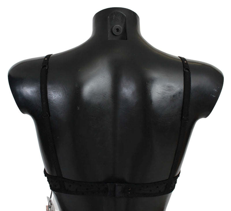 Soutien-gorge push-up en dentelle rose et noire Roberto Cavalli