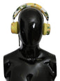 Dolce &amp; Gabbana Wit Geel Citroen Print Headset Hoofdtelefoon